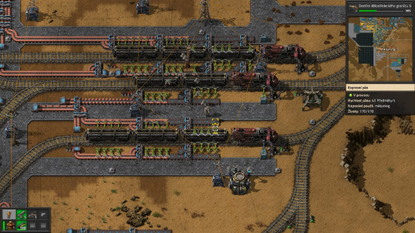 vlaky factorio